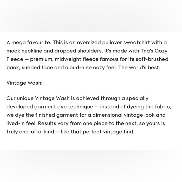 TNA Cozy Fleece Mega Mock Sweatshirt - Picture 4 of 5